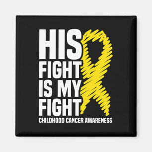 Hans kamp är min kamp mot barncancer magnet