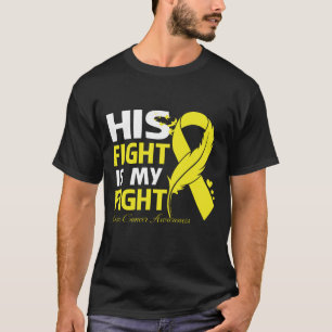 Hans kamp är min kamp mot BONE CANCER AWARENESS Fe T Shirt