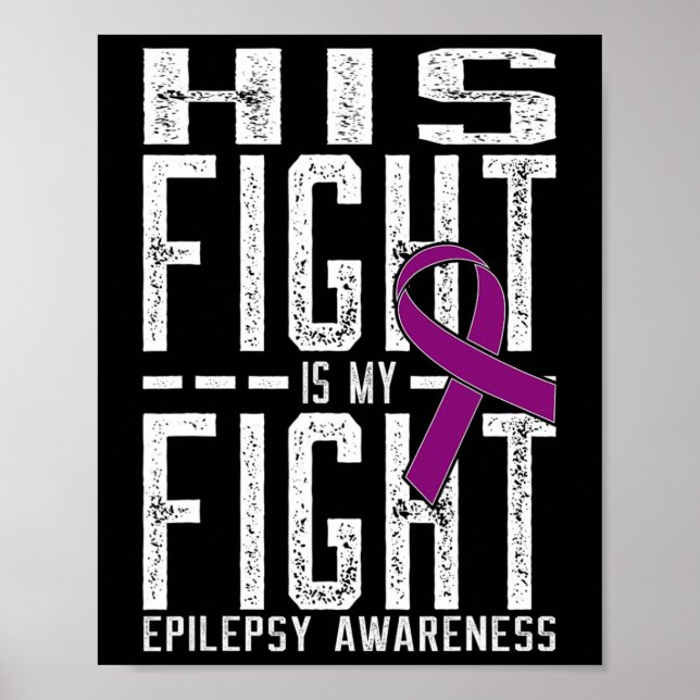 Hans kamp är min kamp mot epilepsimedvetenhet 2 poster (Framsidan)