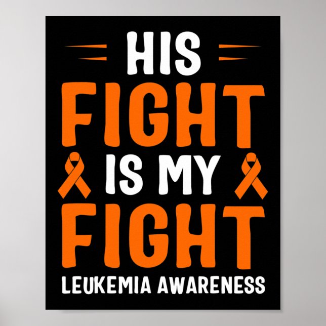 Hans kamp är min kamp mot leukemi-medvetande 2 poster (Framsidan)