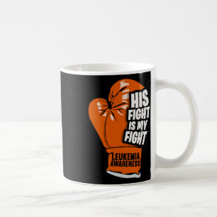 Hans kamp är min kamp mot leukemi-medvetande 3 kaffemugg