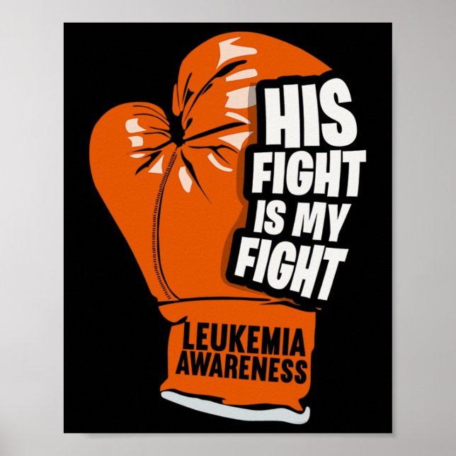 Hans kamp är min kamp mot leukemi-medvetande 3 poster (Framsidan)
