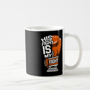 Hans kamp är min kamp mot leukemi, medvetandegöran kaffemugg