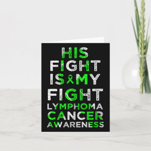 Hans kamp är min kamp mot Lymphoma Blood Cancer Aw Kort