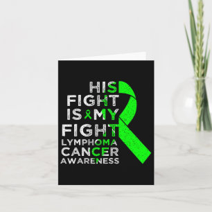 Hans kamp är min kamp mot Lymphoma Blood Cancer Aw Kort