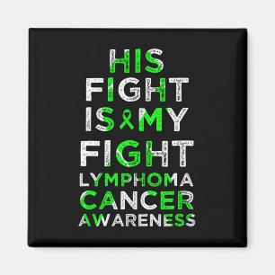 Hans kamp är min kamp mot Lymphoma Blood Cancer Aw Magnet