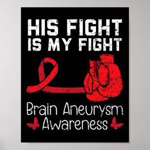 Hans kamp är min kamp mot medicinska Villkor Aneur Poster