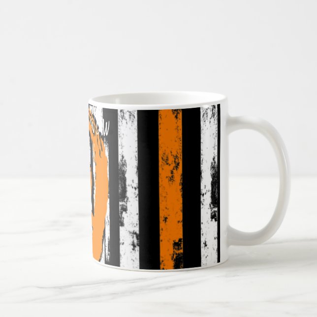 Hans kamp är min kamp mot morfar Leukemi-medvetand Kaffemugg (Höger)