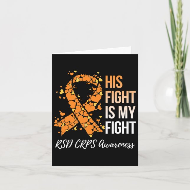 Hans kamp är min kamp mot RSD Crps Awareness 1 Kort (Framsida)