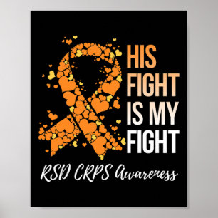 Hans kamp är min kamp mot RSD Crps Awareness 1 Poster