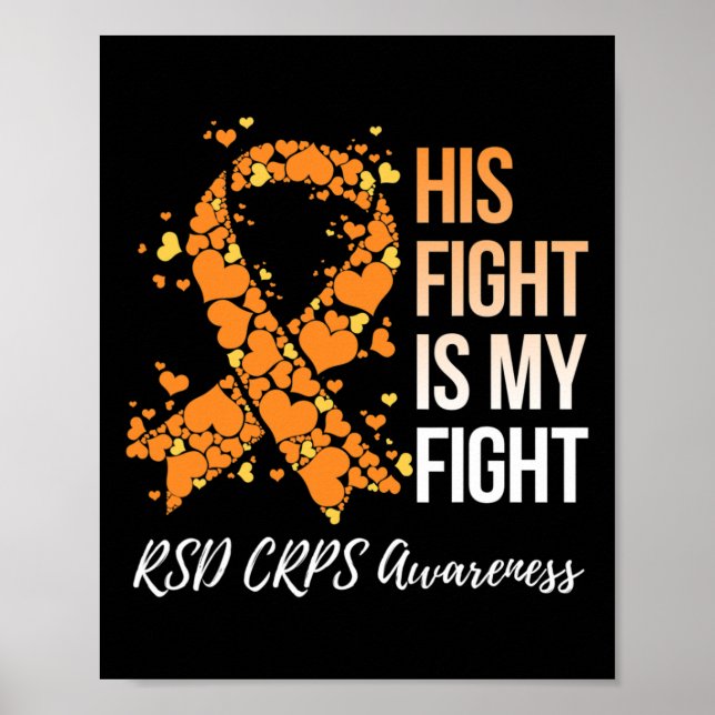 Hans kamp är min kamp mot RSD Crps Awareness 1 Poster (Framsidan)