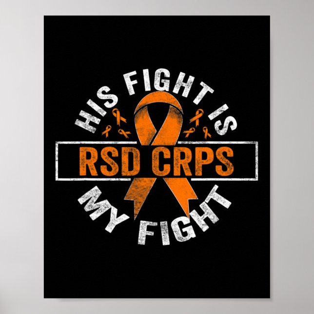 Hans kamp är min kamp mot RSD Crps Awareness 2 Poster (Framsidan)