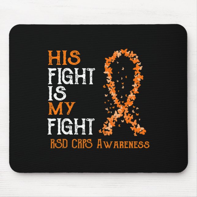 Hans kamp är min kamp mot RSD CRPS Awareness 3 Musmatta (Framsidan)