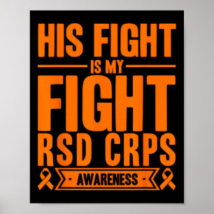 Hans kamp är min kamp mot RSD Crps Awareness 4 Poster