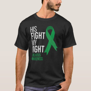 Hans kamp är min kamp mot Scoliosis Awareness Mont T Shirt