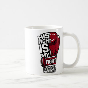 Hans kamp är min kamp mot sickle Cell Awareness Bu Kaffemugg