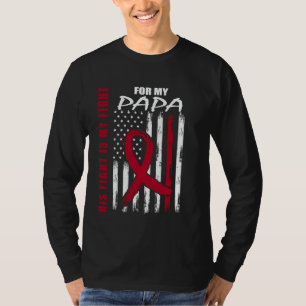 Hans kamp är min kamp Pappa Multipel Myelom Band T Shirt