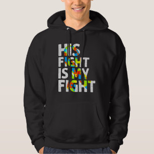 Hans kamp är min kampanjmedvetenhet hoodie