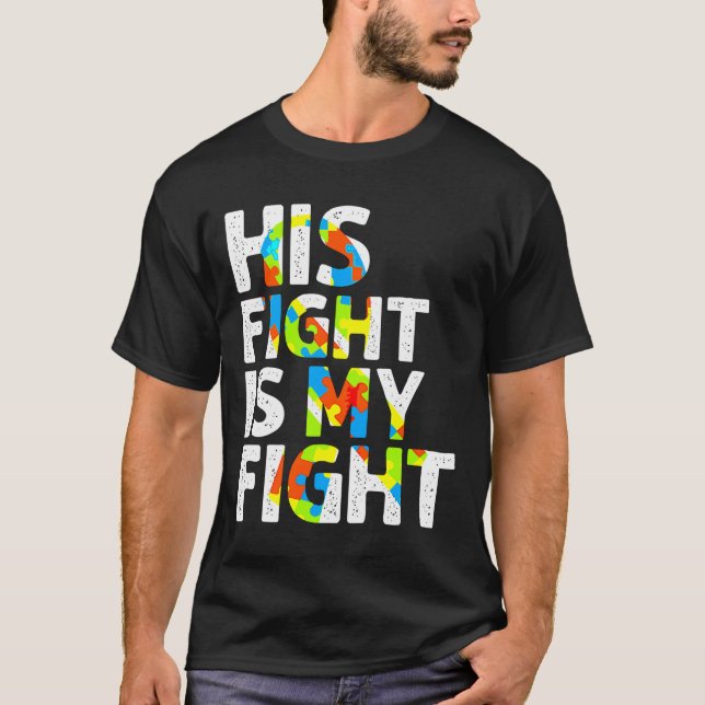 Hans kamp är min kampanjmedvetenhet t shirt (Framsida)