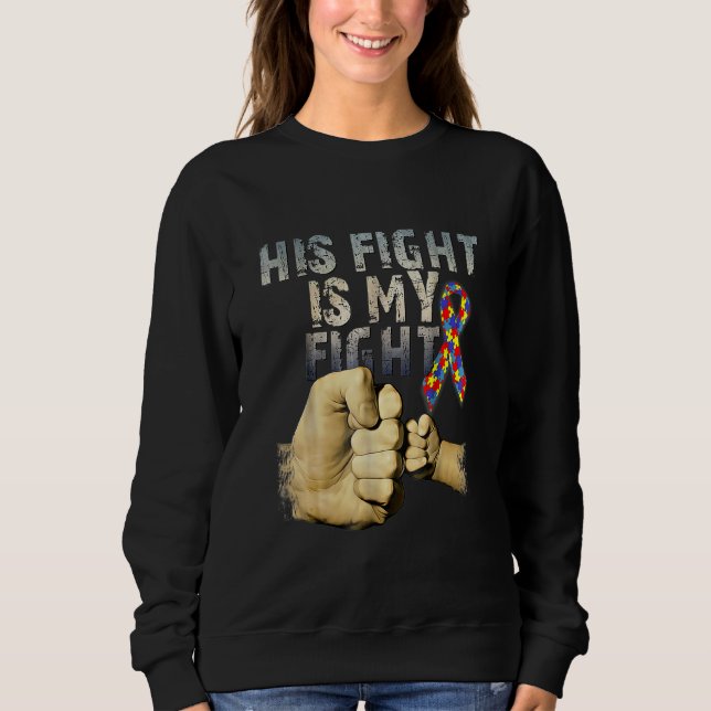 Hans kamp är min kampanjvänlighet och mitt stöd t shirt (Framsida)