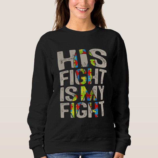 Hans kamp är min kampanjvänlighet och mitt stöd t shirt (Framsida)
