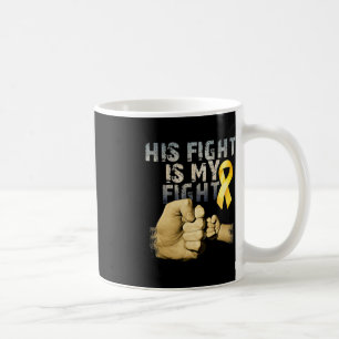 Hans kamp är min medvetenhet om cancer hos barn G Kaffemugg