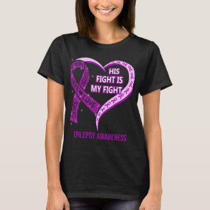 Hans kamp är min medvetenhet om epilepsi t shirt