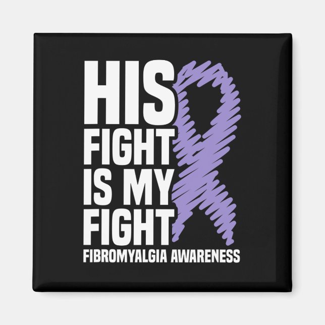 Hans kamp är min medvetenhet om Fibromyalgia Magnet (Framsidan)