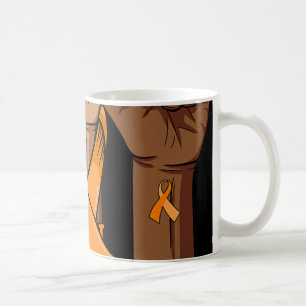 Hans kamp är min medvetenhet om kampen mot leukemi kaffemugg