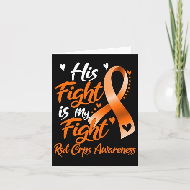 Hans kamp är min medvetenhet om RSD Crps Kort (Framsida)