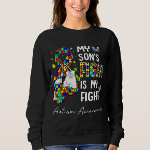 Hans kamp är min son Autism Awareness Supp T Shirt