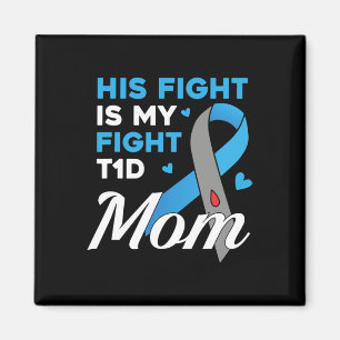 Hans kamp är min typ 1-diabetes T1d Magnet