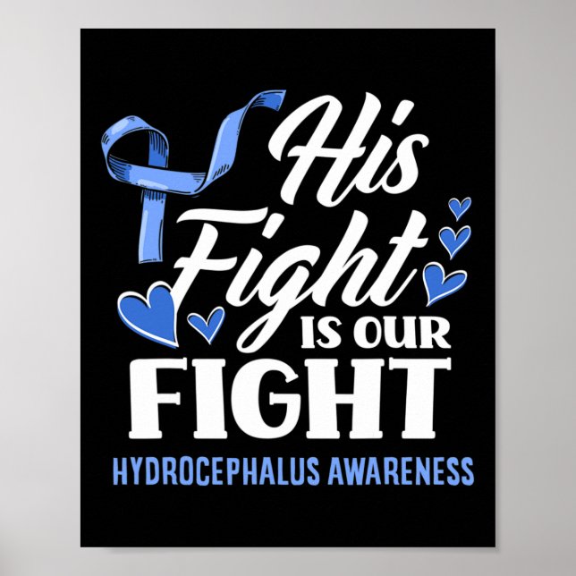 Hans kamp är vår fiktiva son Grandson Hydrocephalu Poster (Framsidan)