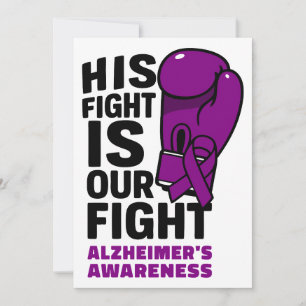 Hans kamp är vår kamp - Alzheimers medvetenhet Inbjudningar