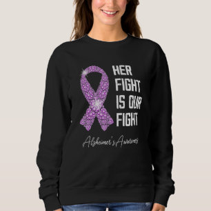 Hans kamp är vår kamp mot Alzheimers medvetandehöj T Shirt