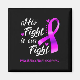 Hans kamp är vår medvetenhet om kampen mot cancer magnet