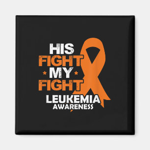 Hans kamp min kamp Leukemi medvetenhet Orange band Magnet