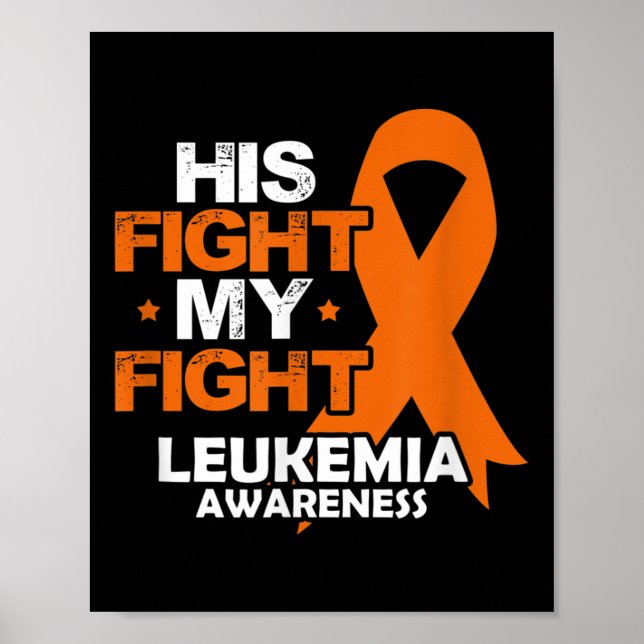 Hans Kamp Min Kamp Leukemi Medvetenhet Orange Band Poster (Framsidan)