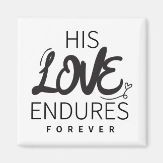 Hans Kärlek Gospel Graphics Jesus Art Guds ed Scri Magnet