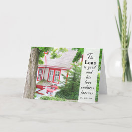 Hans Kärlek räcker för alltid - skriptkort Tack Kort