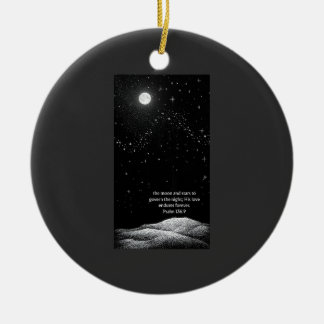 Hans kärlek varar evigt – Psalm 136:9 Ornament