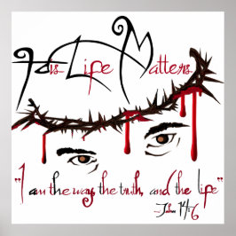 Hans liv är kristna Poster