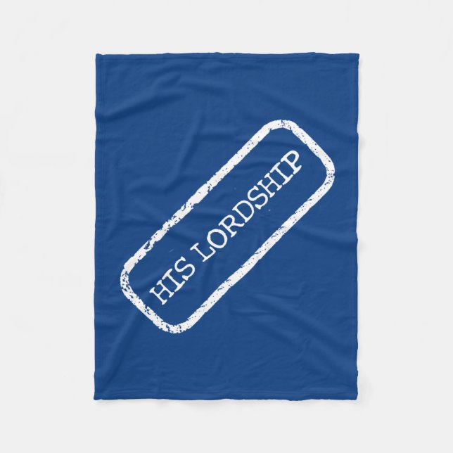"Hans Lordship" Blankets Fleecefilt (Framsidan)