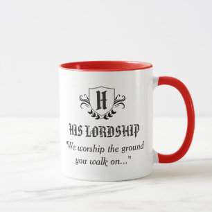 "HANS LORDSHIP" - PERSONALISERING MUGG