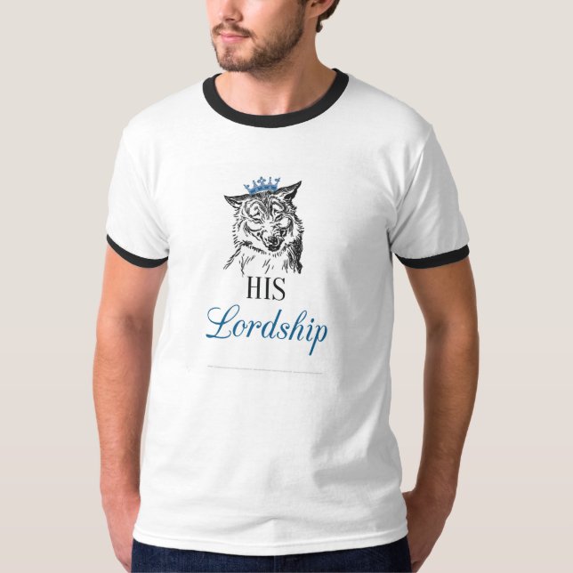 Hans LordshipT-tröja för honom T-shirt (Framsida)