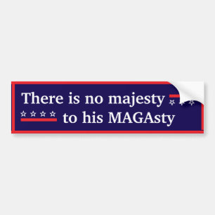 Hans MAGAsty Bumper Sticker Bildekal
