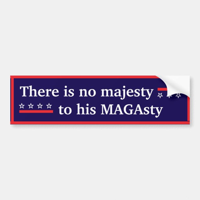 Hans MAGAsty Bumper Sticker Bildekal (Framsidan)