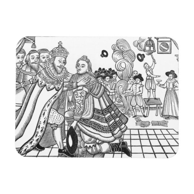 Hans Majestät Charles ankomst (1600-49) Princ Magnet (Horisontell)