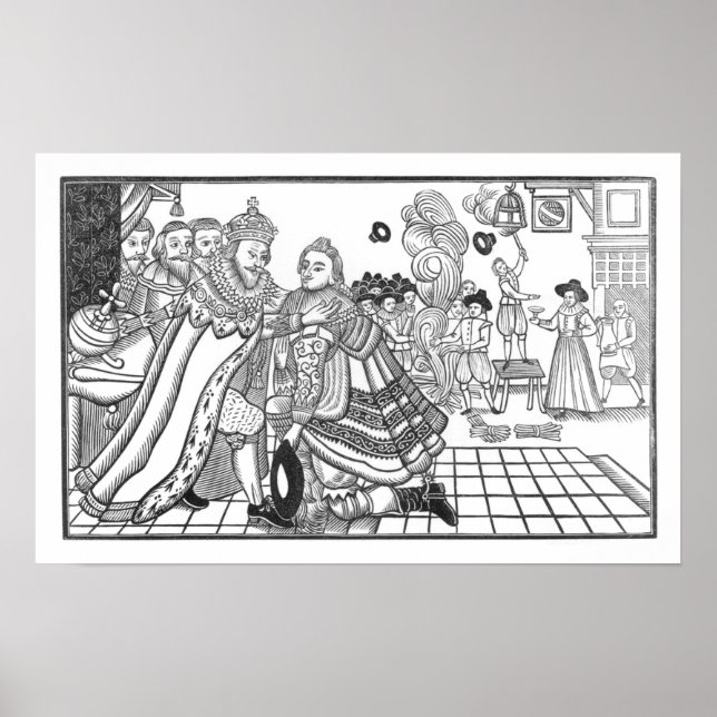 Hans Majestät Charles ankomst (1600-49) Princ Poster (Framsidan)