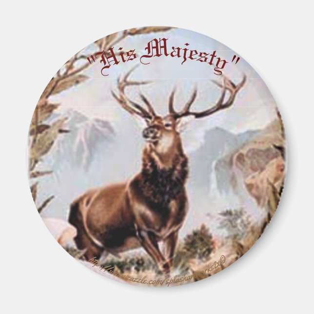 ’Hans Majestät’ Magnet (Framsidan)